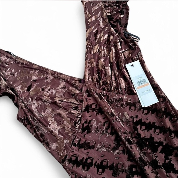 Calvin Klein Burnout Velvet Dress - Picture 3 of 4